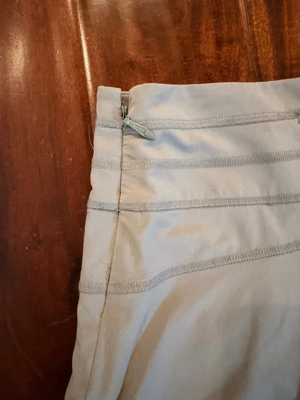 Athleta Women Ss4 Light Gray A-Line Skirt